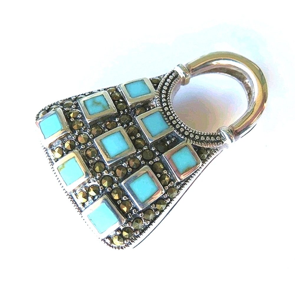 Handbag Sterling Silver Pendant Locket
